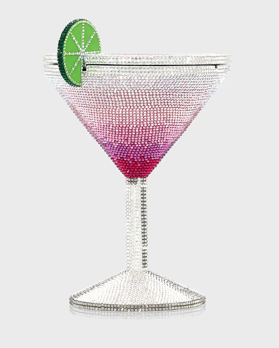 Judith Leiber Couture Martini Cosmopolitan Crystal Clutch Minaudiere | Thumbnail 3