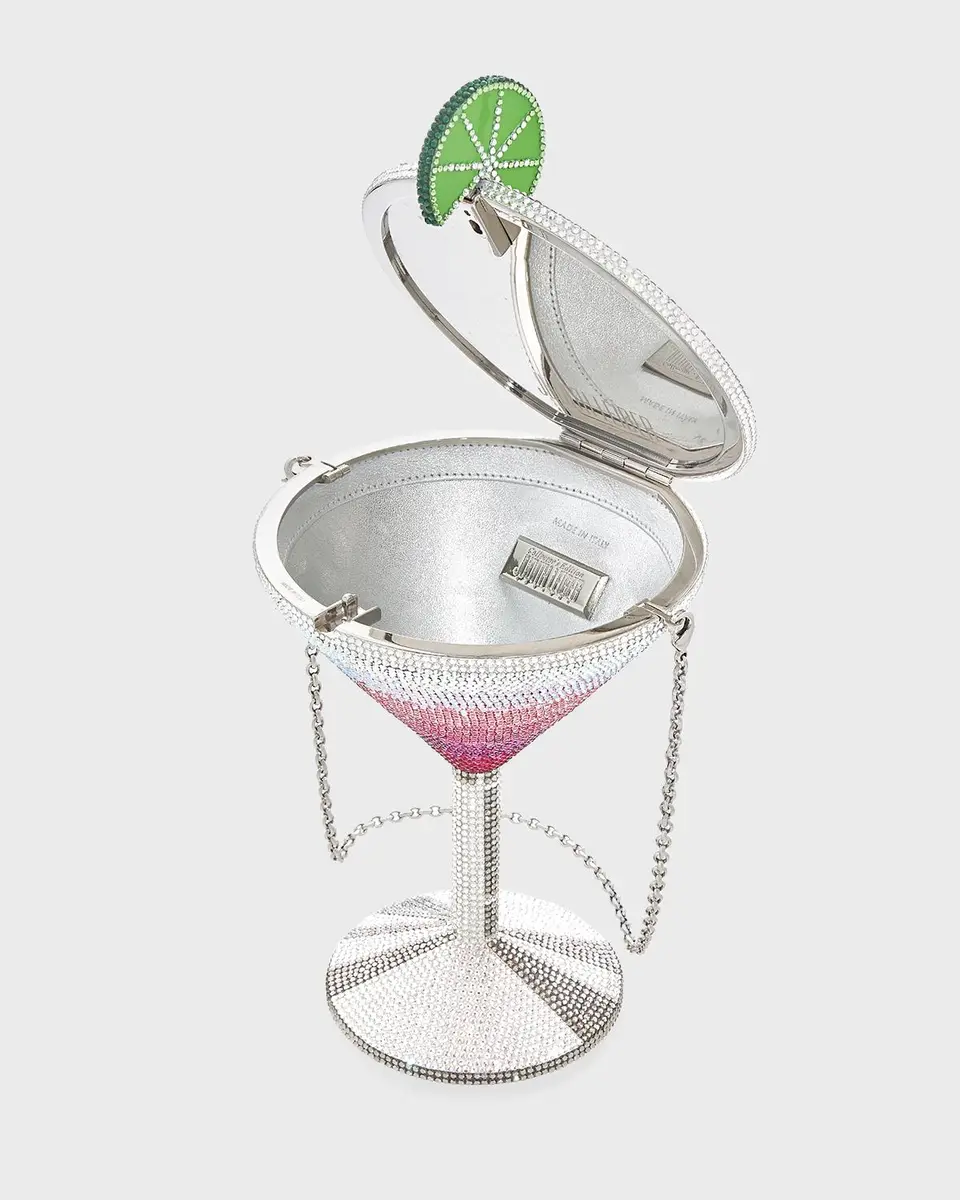 Judith Leiber Couture Martini Cosmopolitan Crystal Clutch Minaudiere | Thumbnail 5