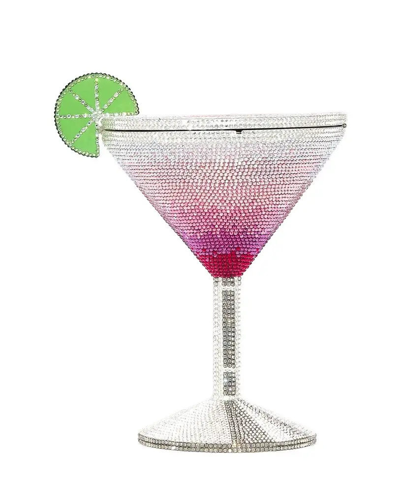 Judith Leiber Couture Martini Cosmopolitan Crystal Clutch Minaudiere | Image 1 Judith Leiber Couture Martini Cosmopolitan Crystal Clutch Minaudiere | Image 1