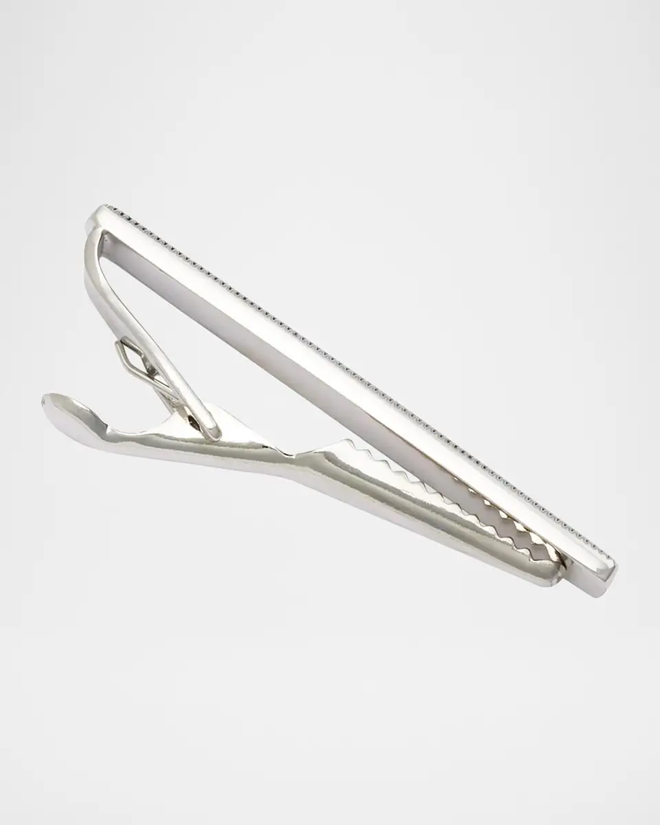 Link Up Men's Mother-Of-Pearl Dotted Frame Tie Bar | Thumbnail 2 Link Up Men's Mother-Of-Pearl Dotted Frame Tie Bar | Thumbnail 2