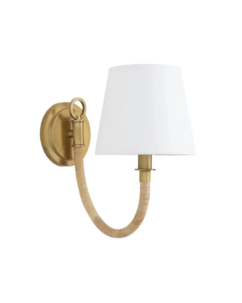x Coastal Living Treble 12" Single Sconce x Coastal Living Treble 12" Single Sconce