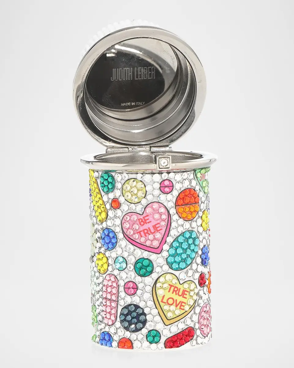 Judith Leiber Couture Prescription Bottle 'Happy Pills ' Crystal Pillbox | Thumbnail 3 Judith Leiber Couture Prescription Bottle 'Happy Pills ' Crystal Pillbox | Thumbnail 3