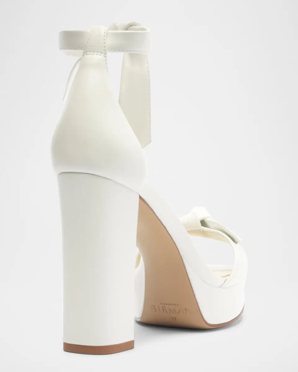 Alexandre Birman Mabeleh Leather Platform Sandals | Thumbnail 3