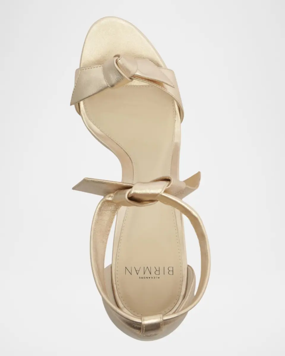 Alexandre Birman Mabeleh Metallic Leather Platform Sandals | Thumbnail 4 Alexandre Birman Mabeleh Metallic Leather Platform Sandals | Thumbnail 4