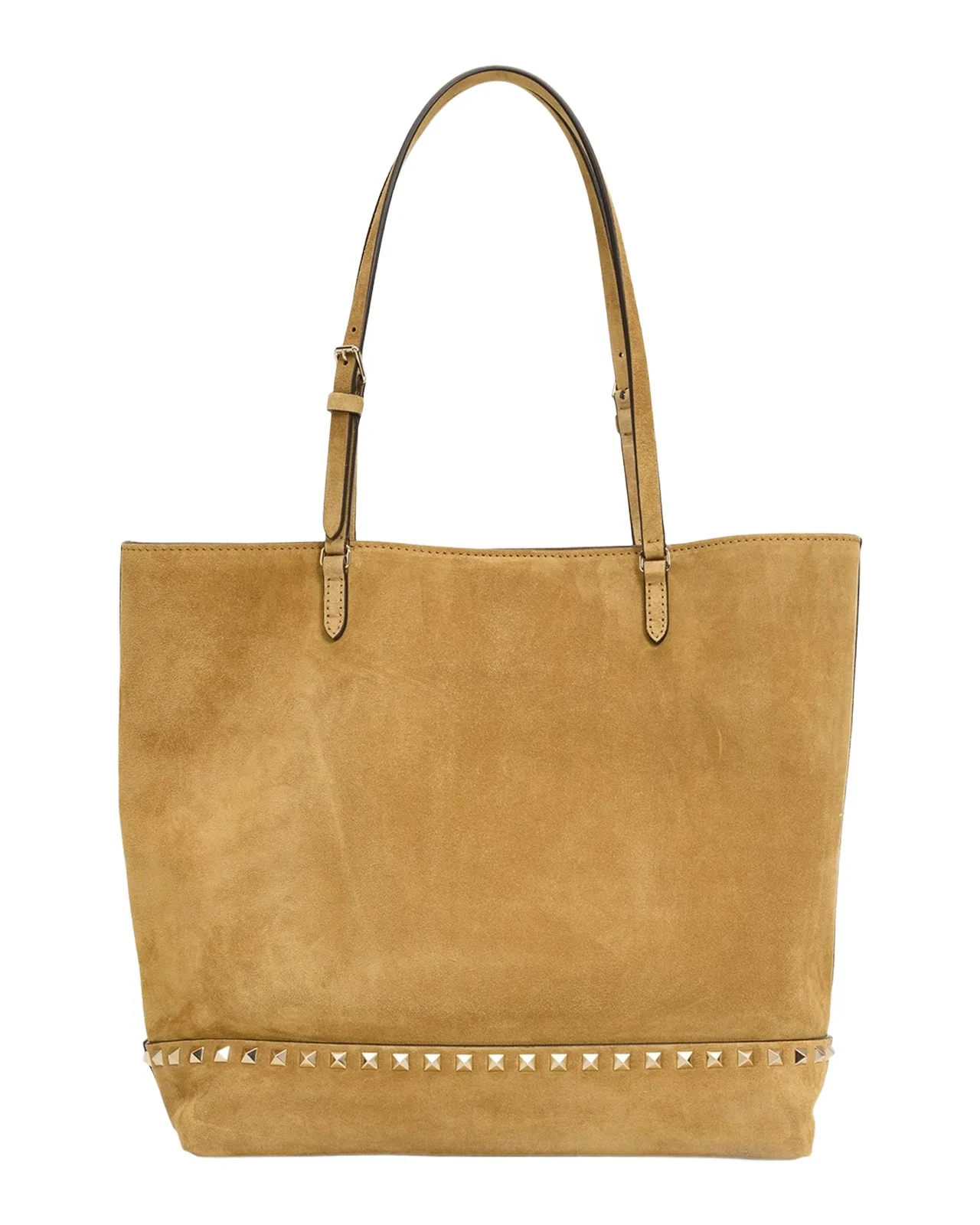 Valentino Garavani Medium Rockstud Suede Tote Bag