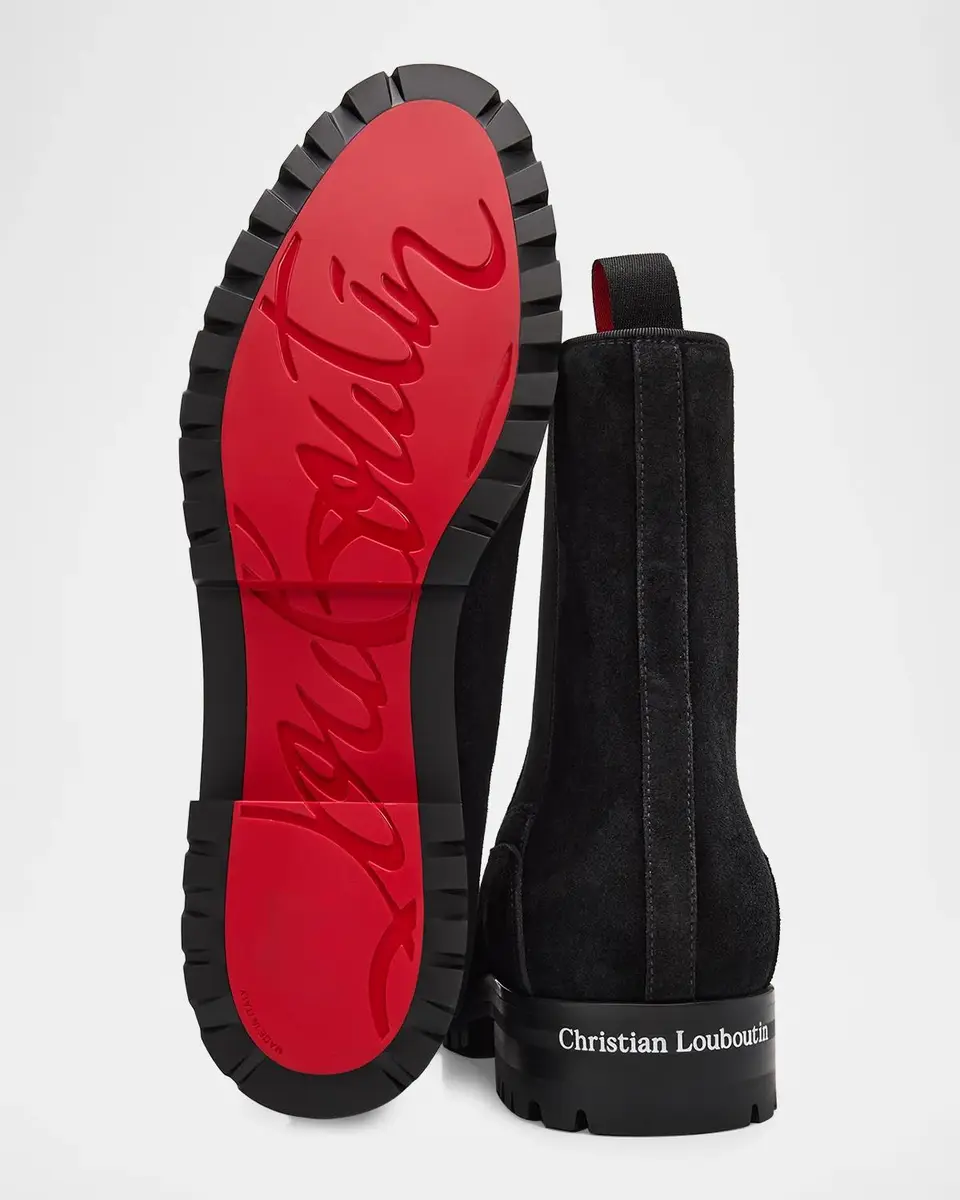 Christian Louboutin Men's Cavernos Leather Chelsea Boots | Thumbnail 3 Christian Louboutin Men's Cavernos Leather Chelsea Boots | Thumbnail 3