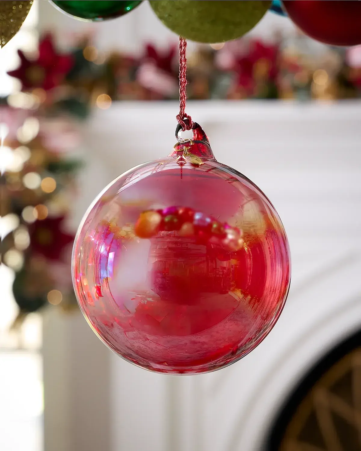 Winward Home x Jim Marvin 4.7" Bottle Glass Ball Christmas Ornament