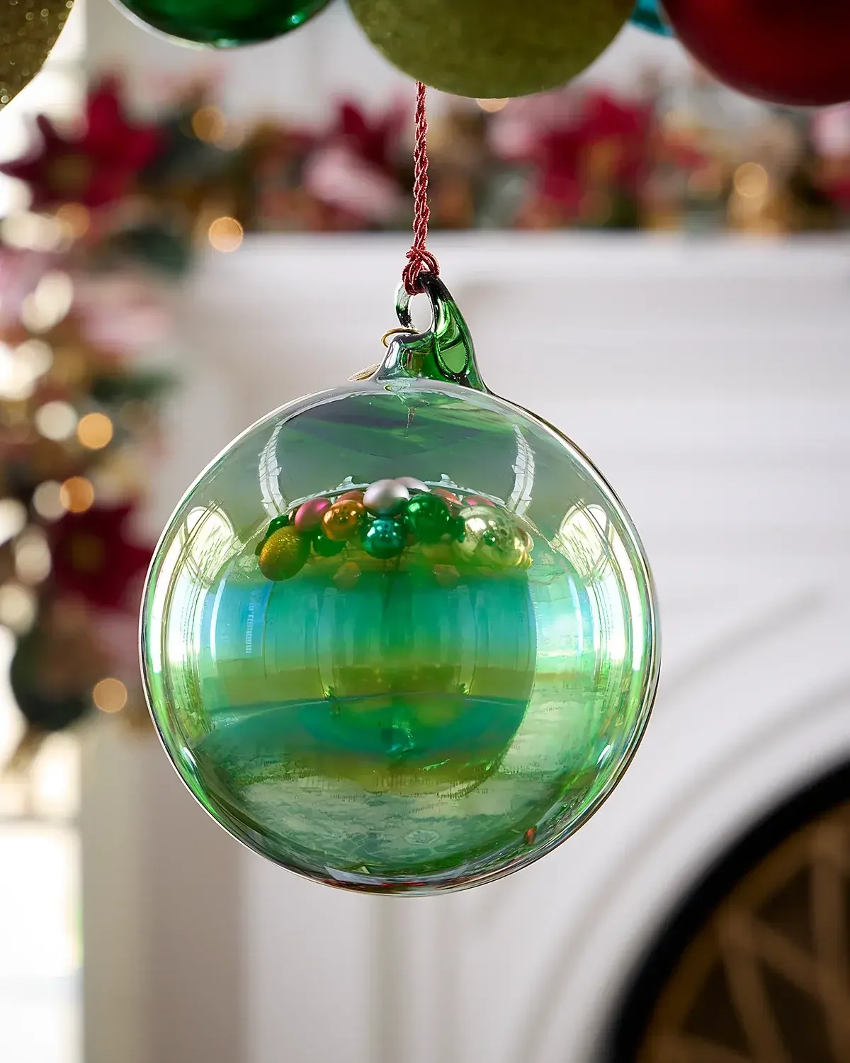 Winward Home x Jim Marvin 4.7" Bottle Glass Ball Christmas Ornament