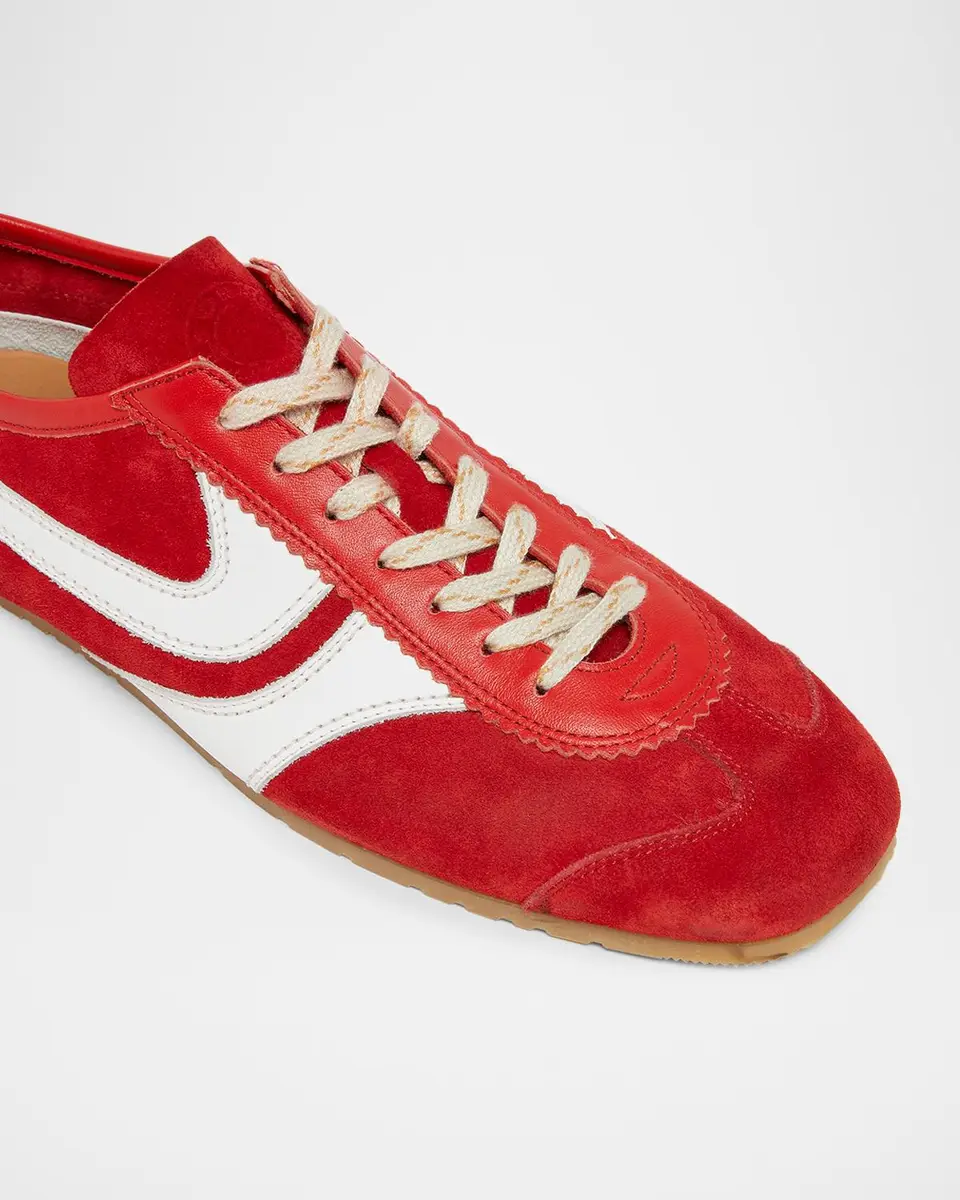 Dries Van Noten Men's Mosaicon T-Toe Suede Low-Top Sneakers | Thumbnail 5 Dries Van Noten Men's Mosaicon T-Toe Suede Low-Top Sneakers | Thumbnail 5