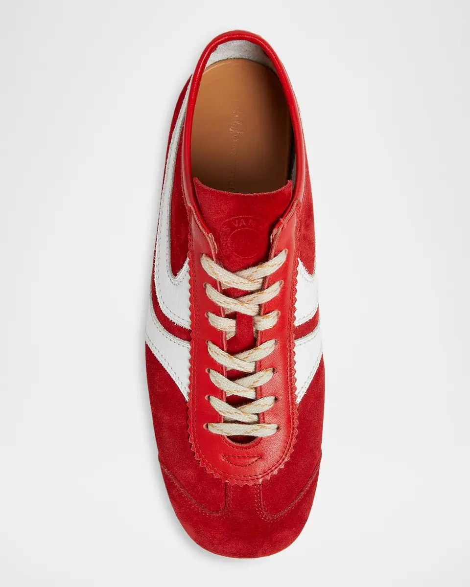 Dries Van Noten Men's Mosaicon T-Toe Suede Low-Top Sneakers | Thumbnail 6 Dries Van Noten Men's Mosaicon T-Toe Suede Low-Top Sneakers | Thumbnail 6