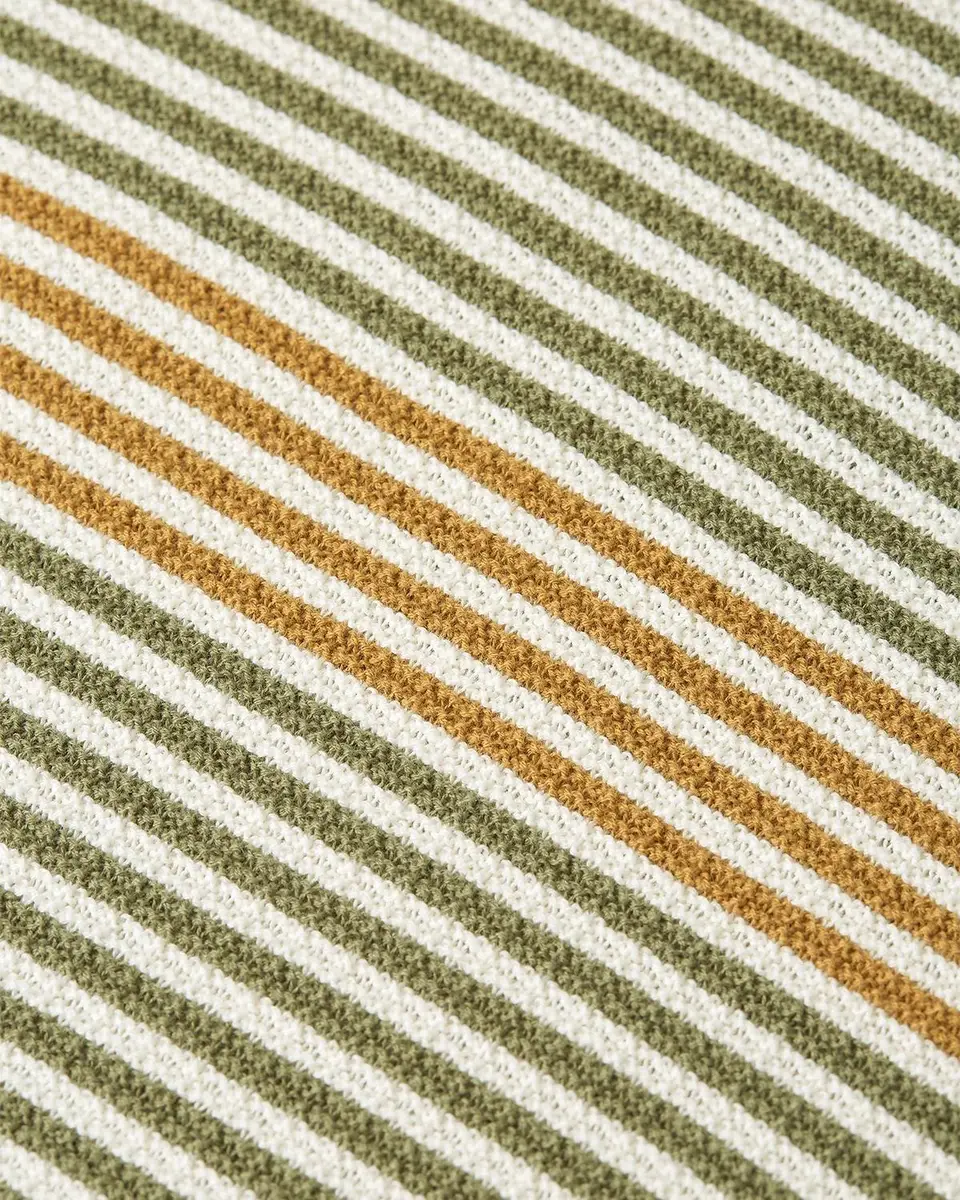 Scotch & Soda Men's Stripe Cotton Knit Polo Shirt | Thumbnail 6 Scotch & Soda Men's Stripe Cotton Knit Polo Shirt | Thumbnail 6