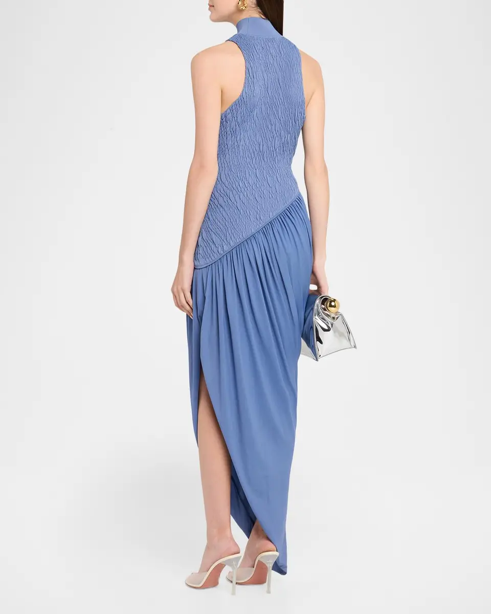 Et Ochs Sofia Mock-Neck Combo Knit Maxi Dress | Thumbnail 3