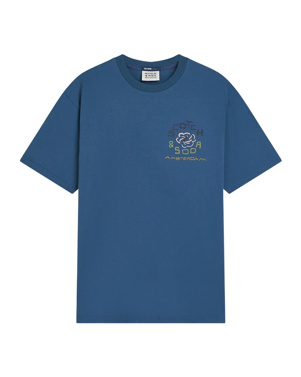 Scotch & Soda Men's Relaxed-Fit Logo Artwork T-Shirt