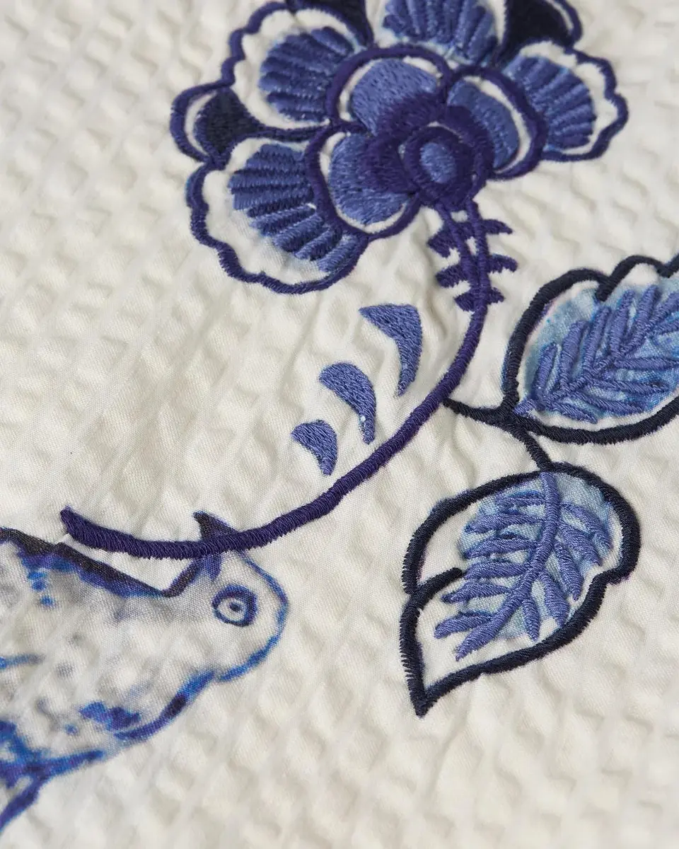 Scotch & Soda x Royal Delft Men's Relaxed Short-Sleeve Shirt | Thumbnail 6