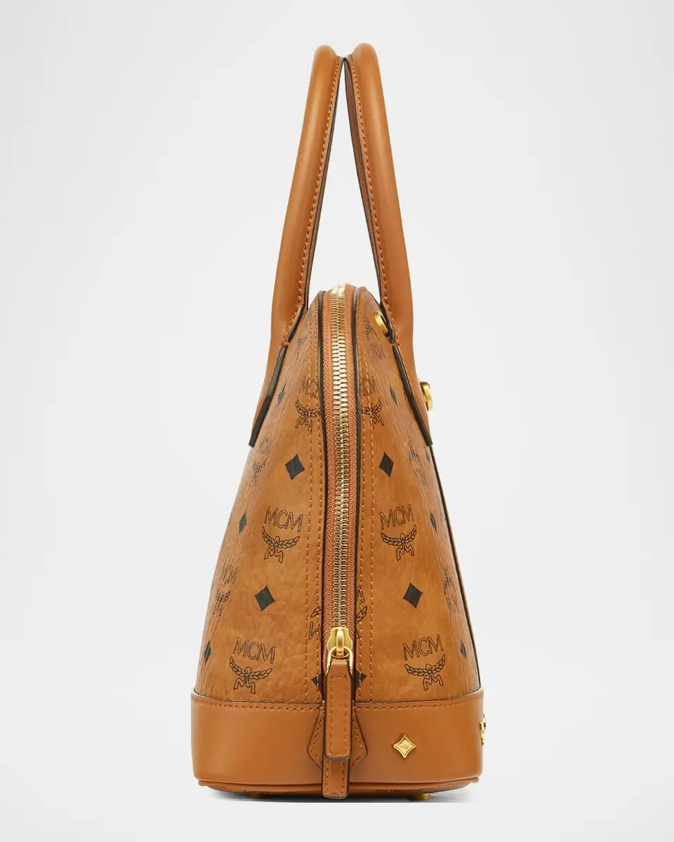 MCM Aren Visetos Stud-Trim Medium Tote Bag | Thumbnail 5 MCM Aren Visetos Stud-Trim Medium Tote Bag | Thumbnail 5