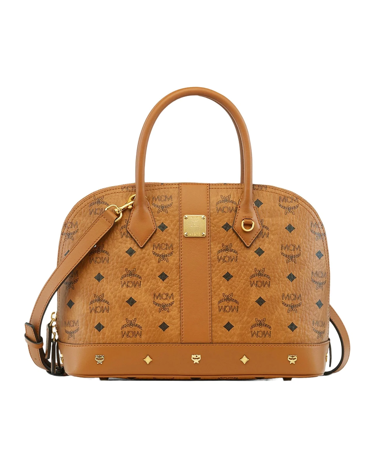 Aren Visetos Stud-Trim Medium Tote Bag Aren Visetos Stud-Trim Medium Tote Bag
