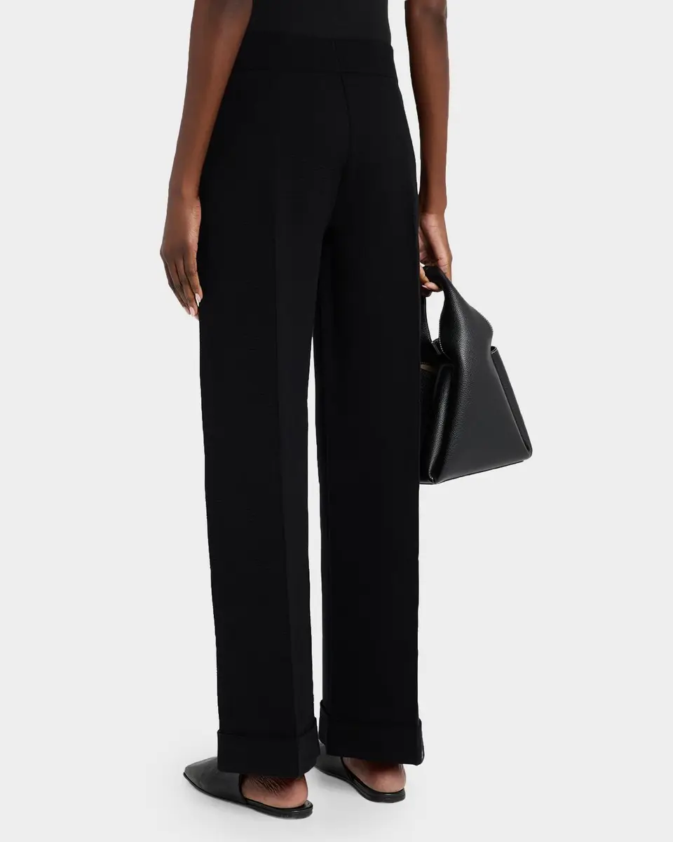 Lafayette 148 New York Thomas Cuffed Pintuck Straight-Leg Pants | Thumbnail 3
