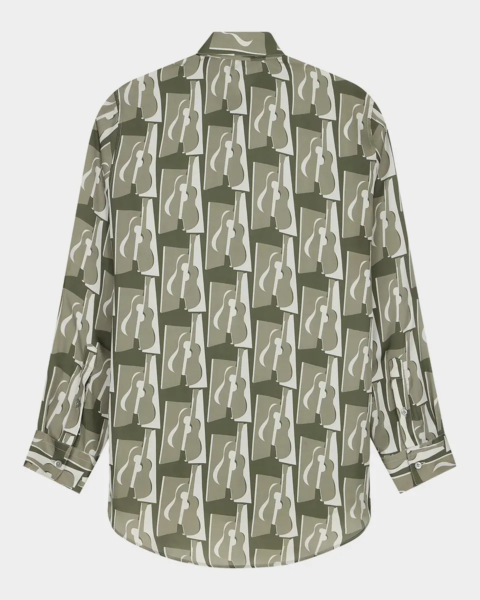 Emporio Armani Men's Abstract-Print Sport Shirt | Thumbnail 2 Emporio Armani Men's Abstract-Print Sport Shirt | Thumbnail 2
