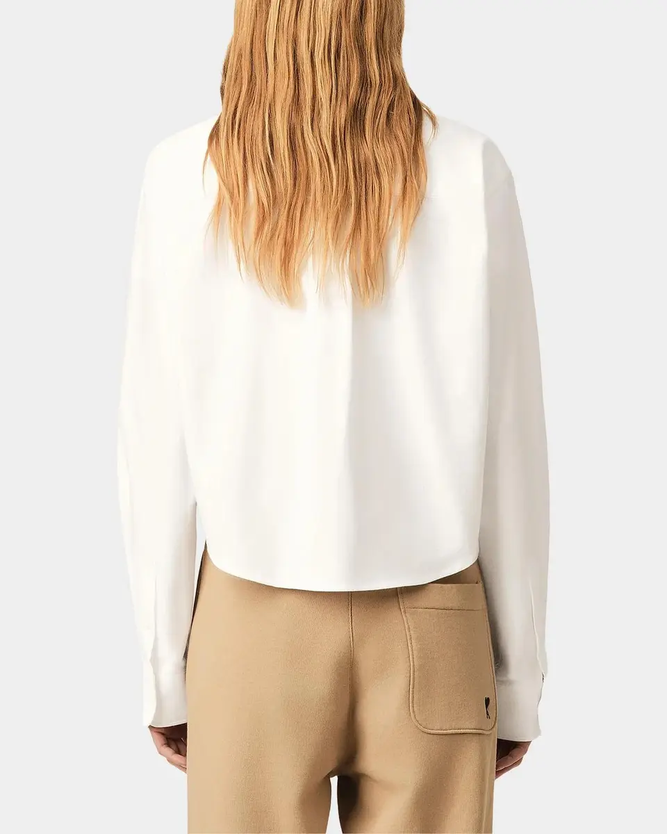 AMI PARIS Embossed Ami De Coeur Cotton Shirt | Thumbnail 3 AMI PARIS Embossed Ami De Coeur Cotton Shirt | Thumbnail 3