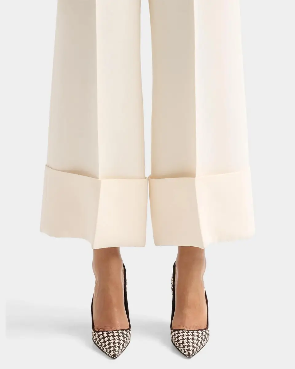 Manolo Blahnik 90mm BB Pick Houndstooth Wool Pumps | Thumbnail 2