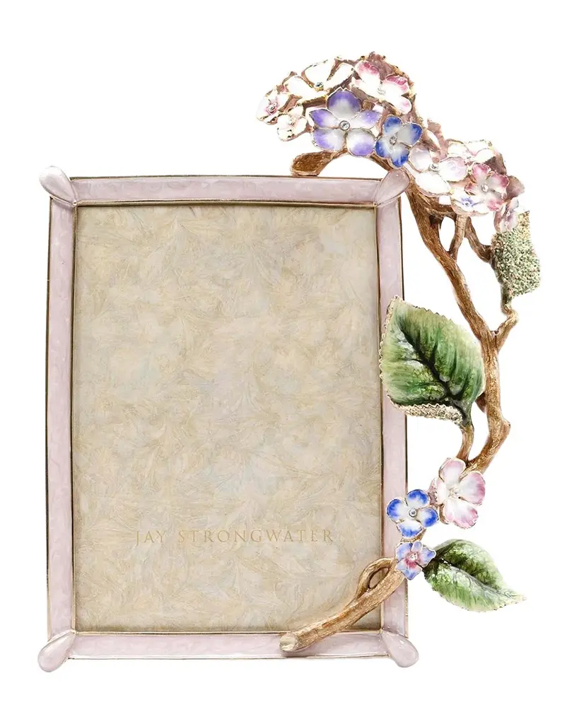 Jay Strongwater Gail Hydrangea 9.5" x 8" Frame
