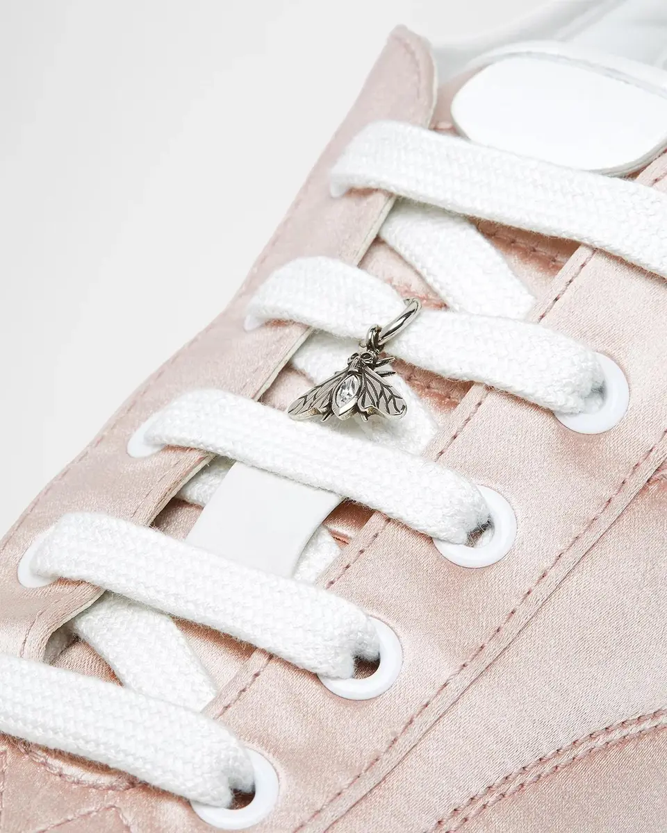 Alexander McQueen Boxe Satin Low-Top Sneakers | Thumbnail 3