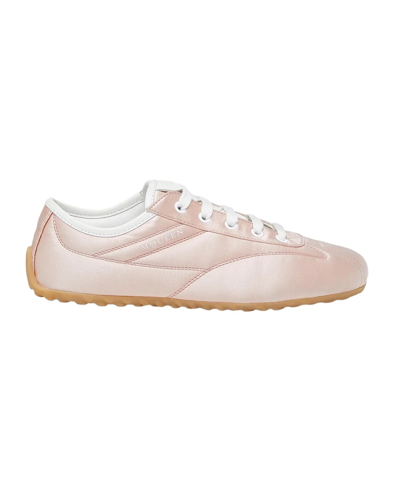 Alexander McQueen Boxe Satin Low-Top Sneakers