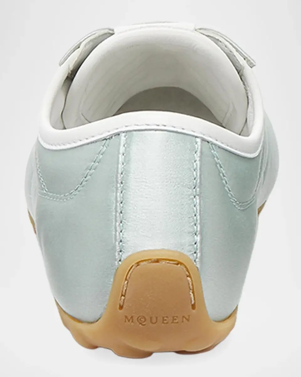 Alexander McQueen Boxe Satin Low-Top Sneakers | Thumbnail 2