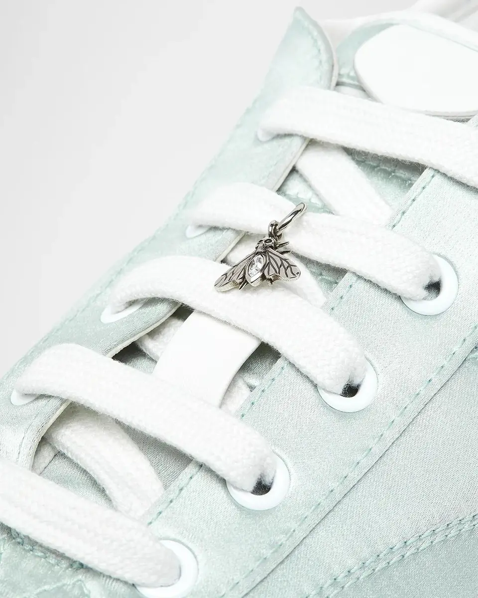 Alexander McQueen Boxe Satin Low-Top Sneakers | Thumbnail 3