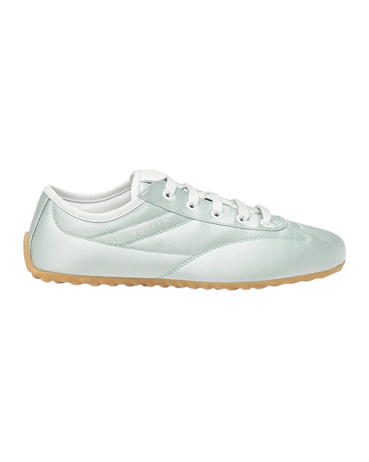 Alexander McQueen Boxe Satin Low-Top Sneakers