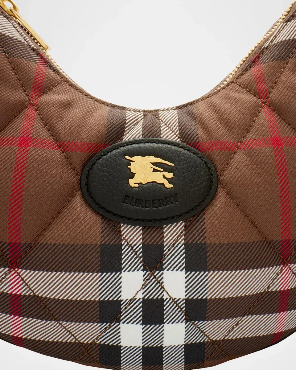 Burberry Horseshoe Quilted Check Crossbody Bag | Thumbnail 2 Burberry Horseshoe Quilted Check Crossbody Bag | Thumbnail 2