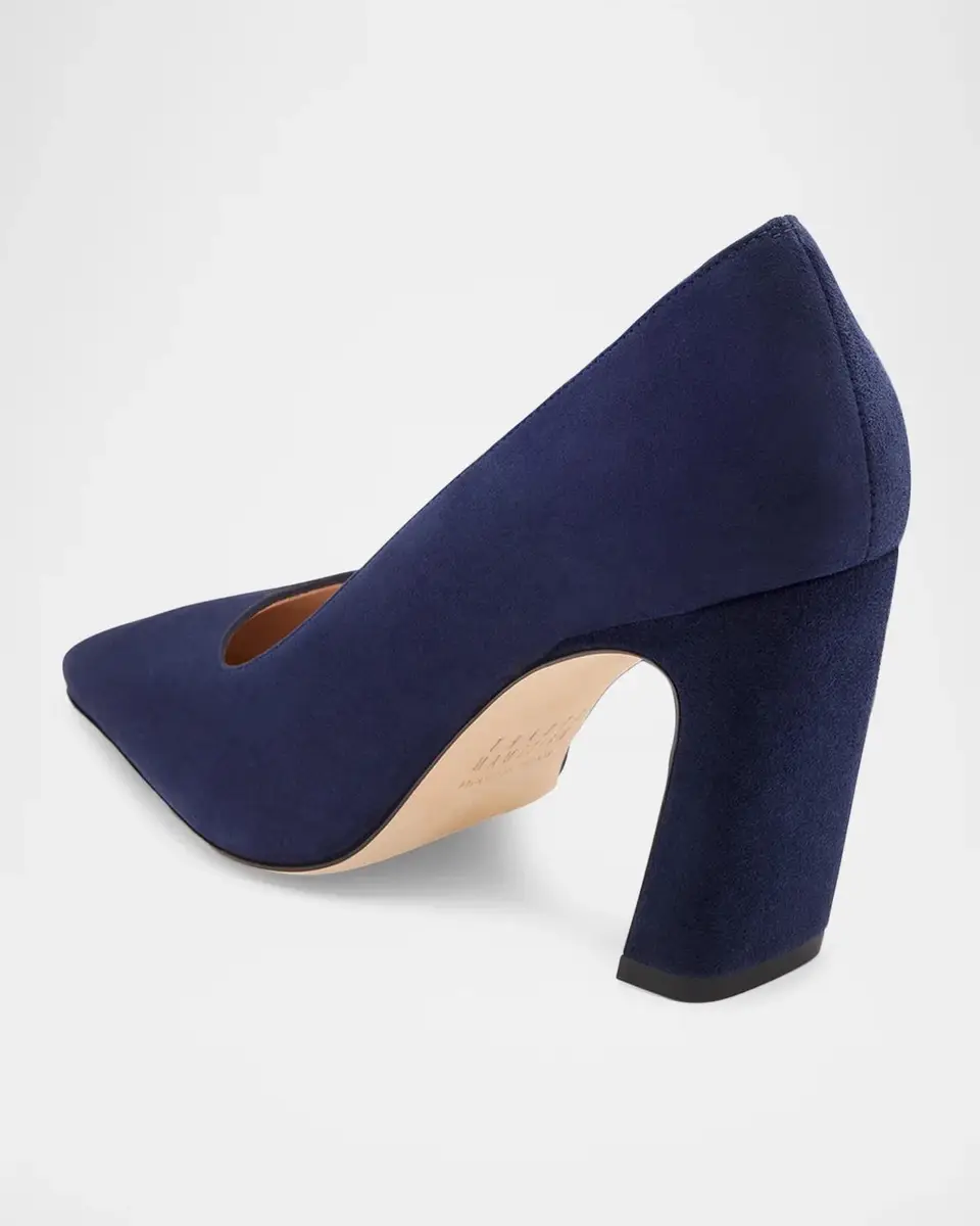 Stuart Weitzman 85mm Stassi Satin Pumps | Thumbnail 2 Stuart Weitzman 85mm Stassi Satin Pumps | Thumbnail 2