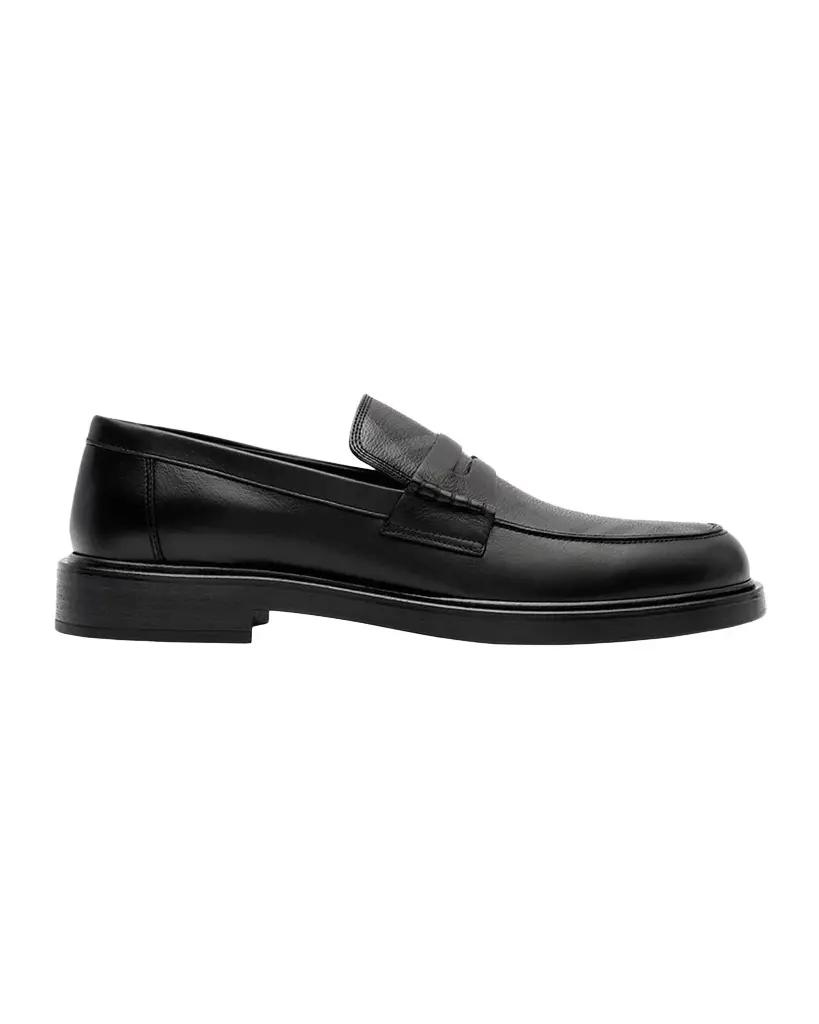 Burberry Men's Pembroke Checked Leather-Blend Loafers | Image 1 Burberry Men's Pembroke Checked Leather-Blend Loafers | Image 1