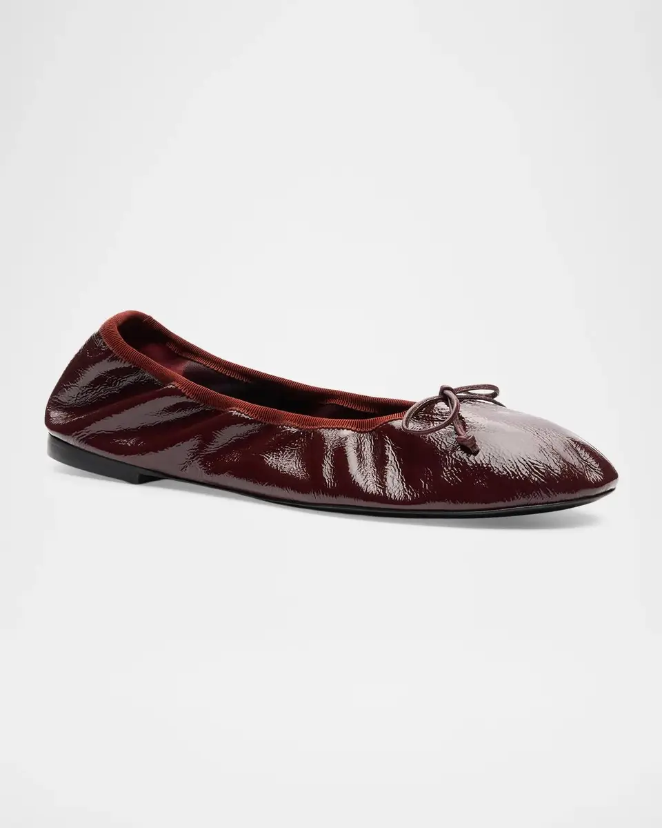 Stuart Weitzman Nia Patent Leather Ballet Flats | Thumbnail 2 Stuart Weitzman Nia Patent Leather Ballet Flats | Thumbnail 2