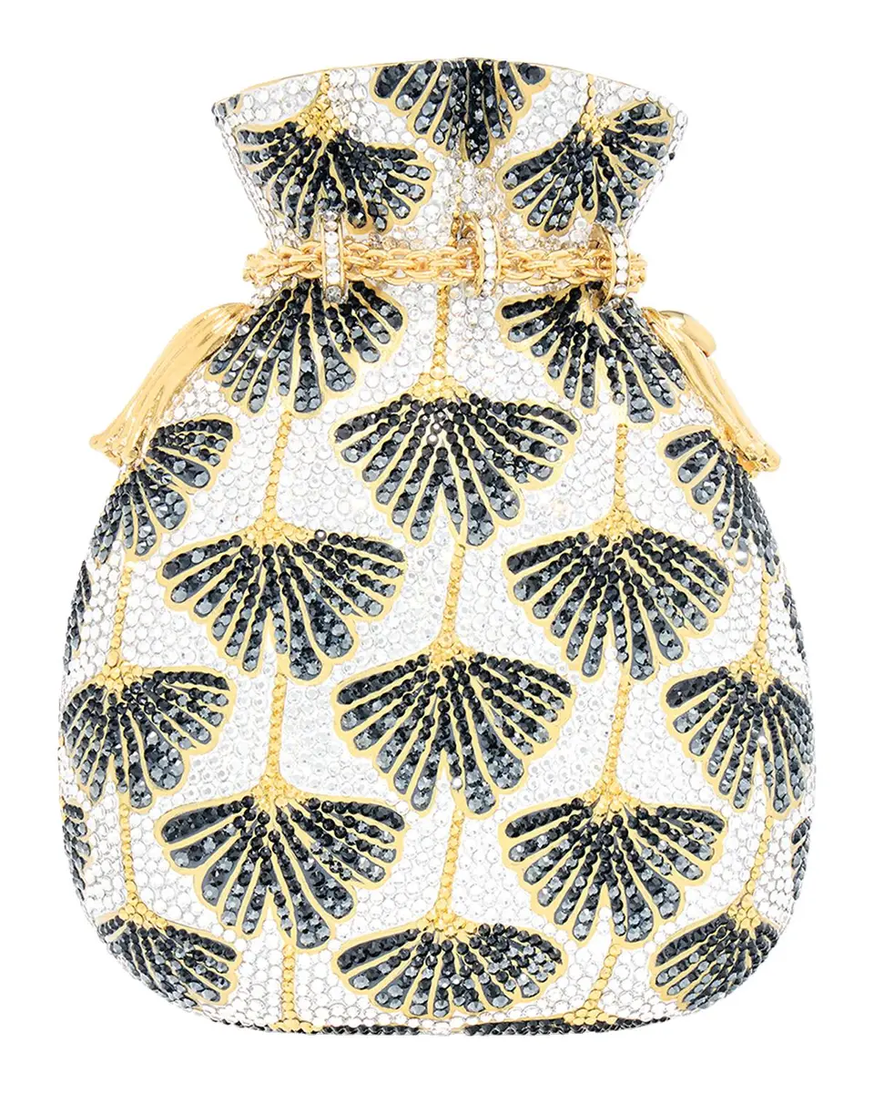 Judith Leiber Couture Ginkgo Leaf Crystal Pouch Bag | Thumbnail 3 Judith Leiber Couture Ginkgo Leaf Crystal Pouch Bag | Thumbnail 3