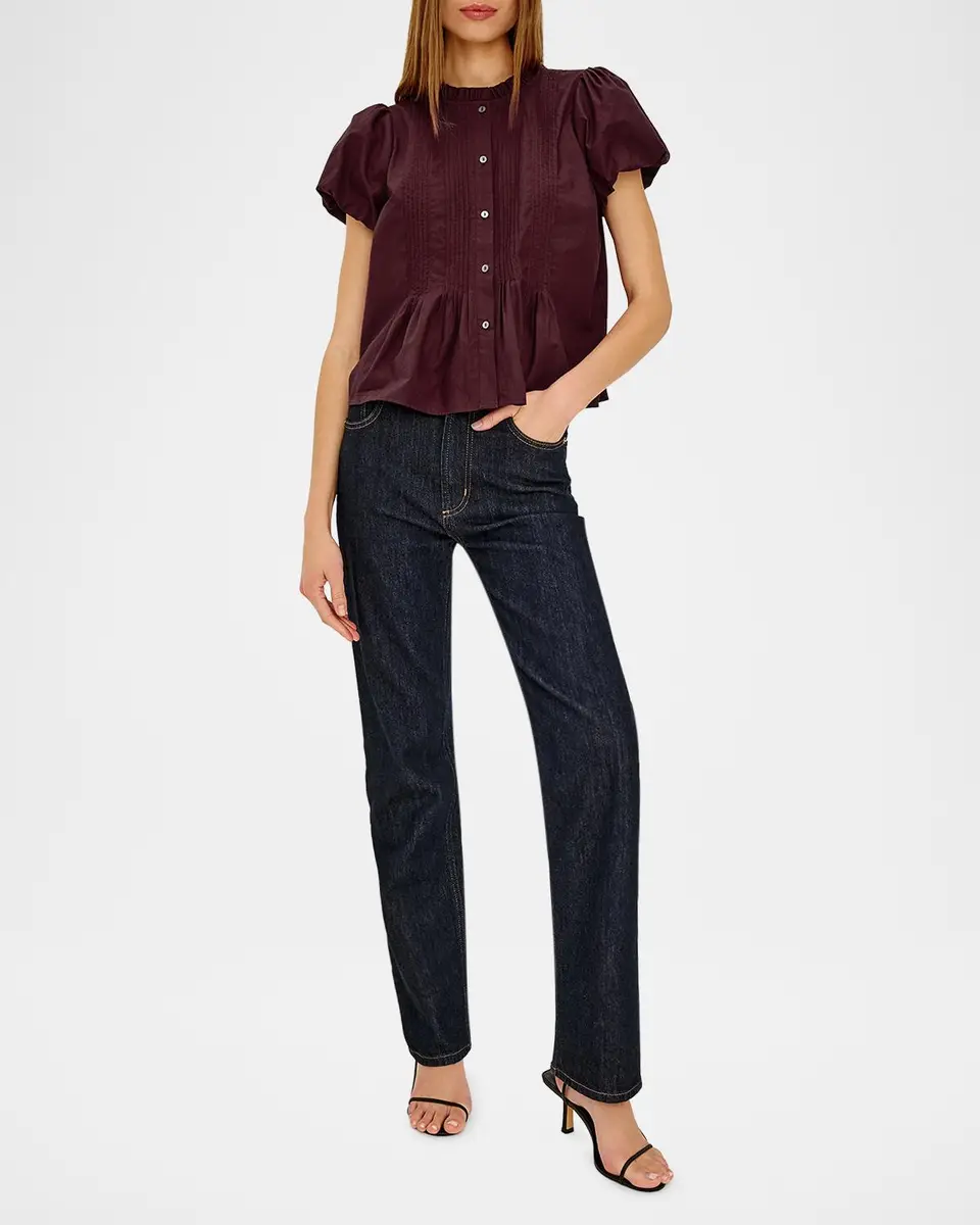 RAILS Pepper Cotton Poplin Puff-Sleeve Shirt | Thumbnail 2 RAILS Pepper Cotton Poplin Puff-Sleeve Shirt | Thumbnail 2