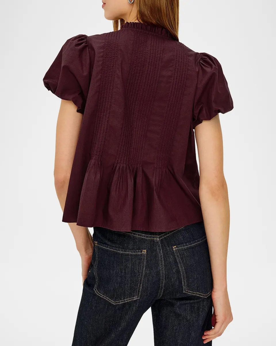 RAILS Pepper Cotton Poplin Puff-Sleeve Shirt | Thumbnail 3 RAILS Pepper Cotton Poplin Puff-Sleeve Shirt | Thumbnail 3