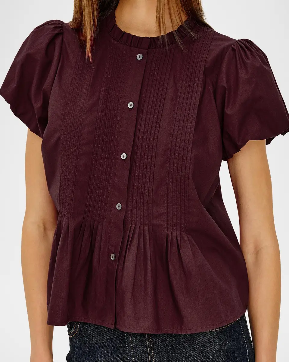 RAILS Pepper Cotton Poplin Puff-Sleeve Shirt | Thumbnail 5 RAILS Pepper Cotton Poplin Puff-Sleeve Shirt | Thumbnail 5