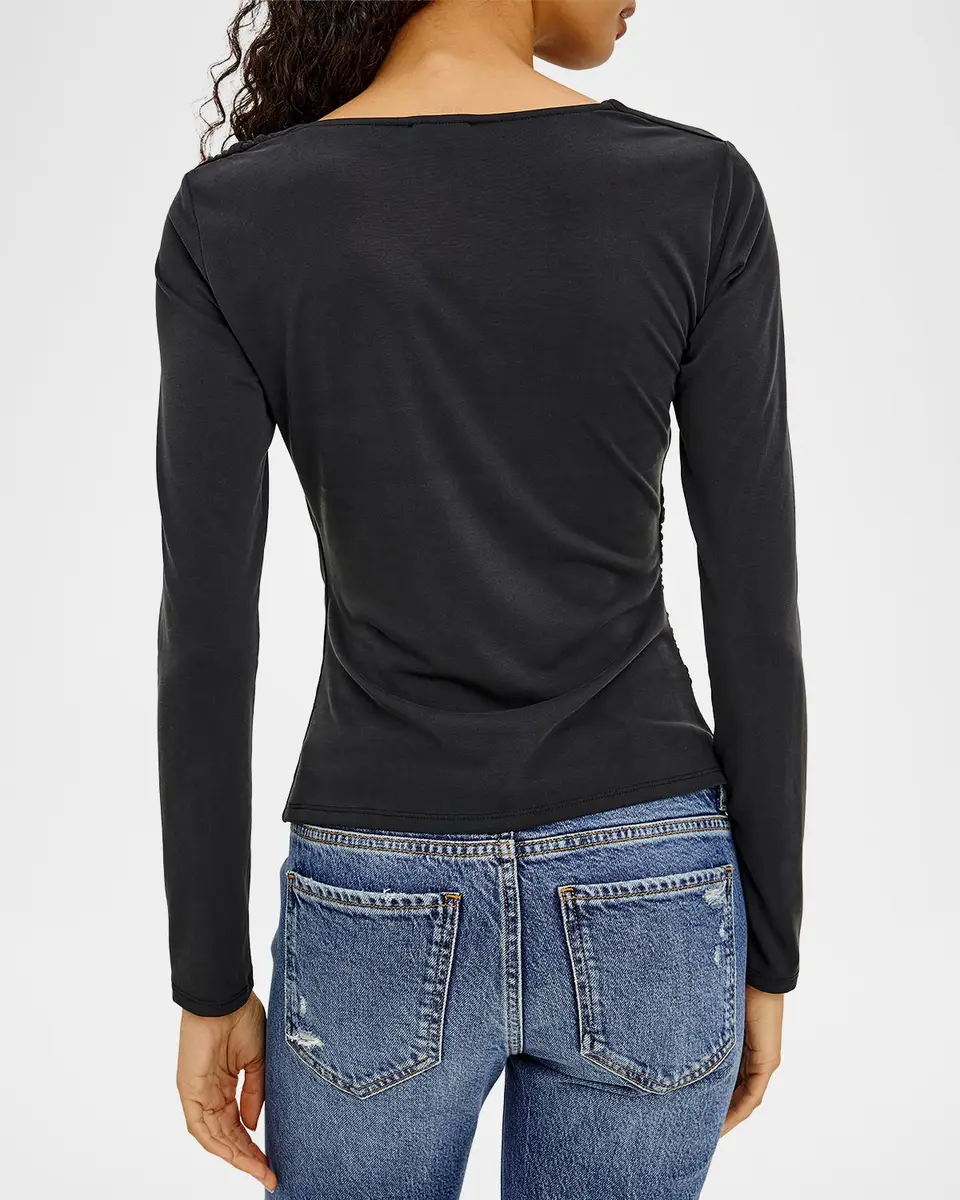 RAILS Issel Draped Jersey Top | Thumbnail 3 RAILS Issel Draped Jersey Top | Thumbnail 3