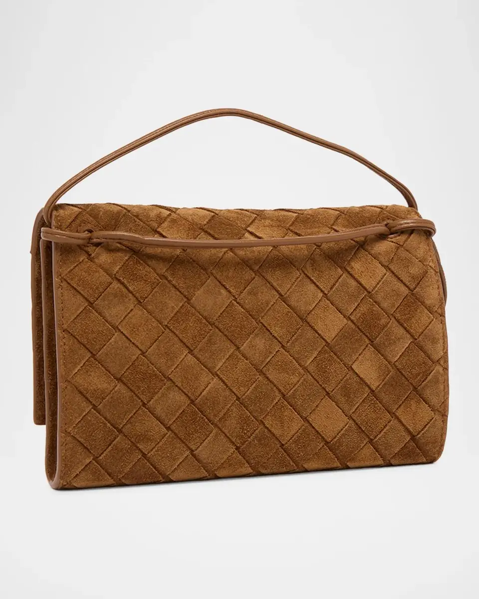 Bottega Veneta Andiamo Leather Wallet-On-Chain | Thumbnail 3