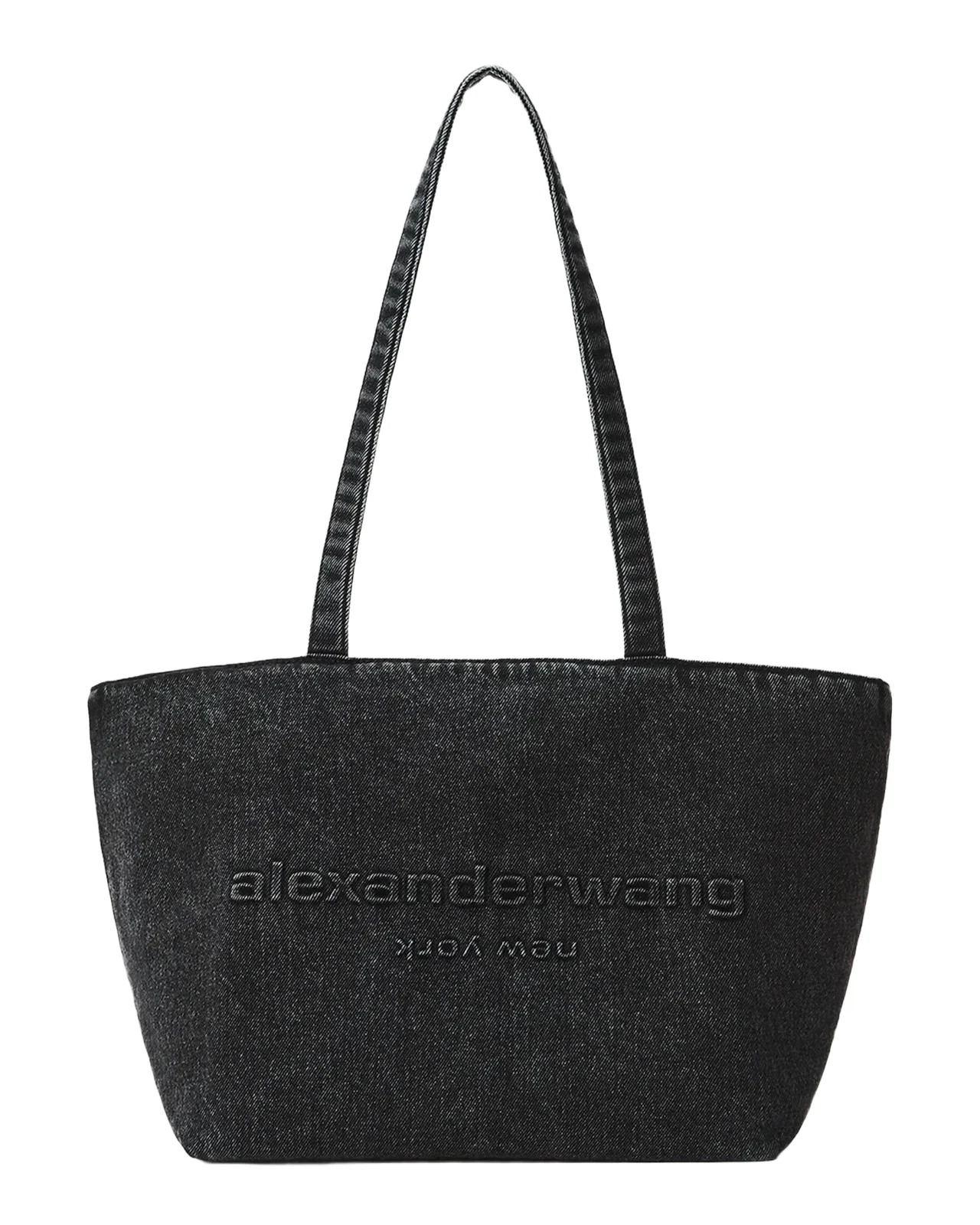 Punch Medium Denim Tote Bag