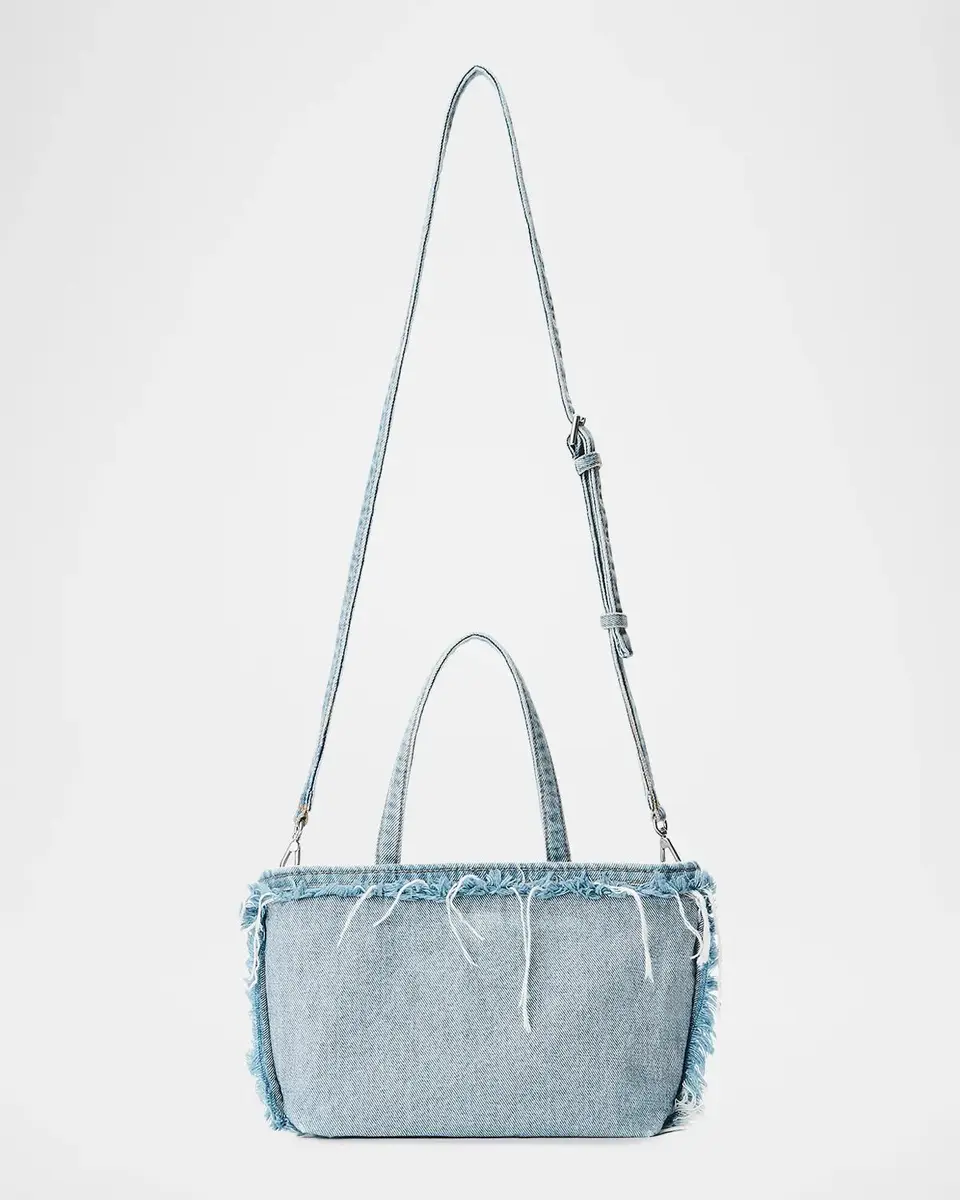 Alexander Wang Punch Small Denim Tote Bag | Thumbnail 2 Alexander Wang Punch Small Denim Tote Bag | Thumbnail 2
