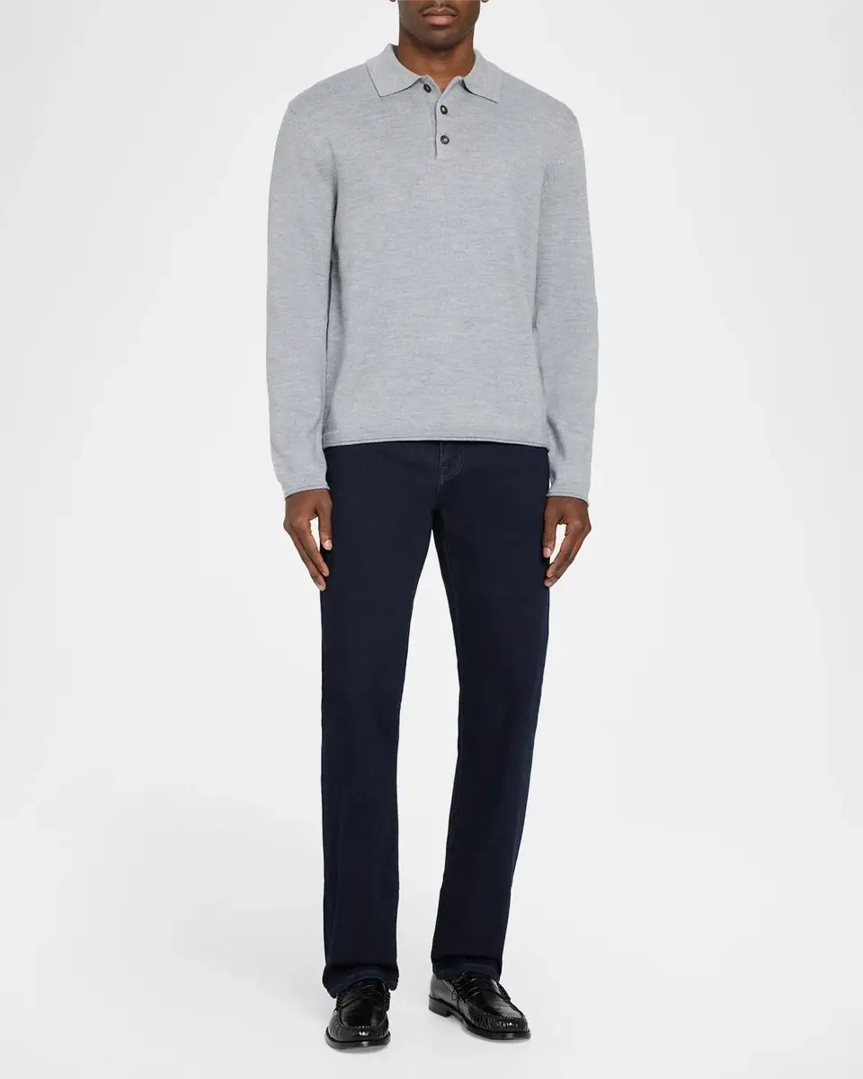 Joe's Jeans Men's Merino Wool Polo Sweater | Thumbnail 2 Joe's Jeans Men's Merino Wool Polo Sweater | Thumbnail 2