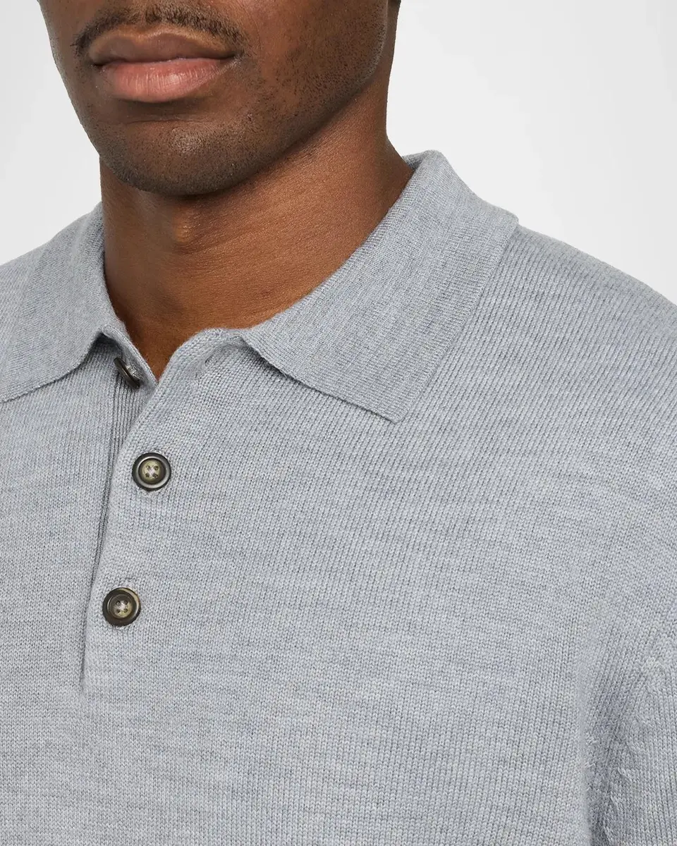 Joe's Jeans Men's Merino Wool Polo Sweater | Thumbnail 5 Joe's Jeans Men's Merino Wool Polo Sweater | Thumbnail 5