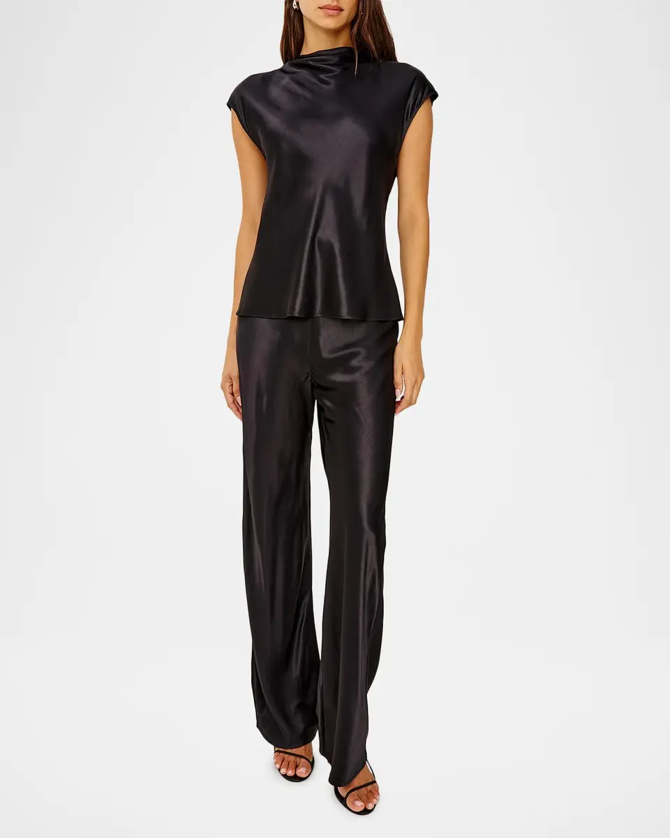 RAILS Silvi Satin High-Rise Pants | Thumbnail 2 RAILS Silvi Satin High-Rise Pants | Thumbnail 2