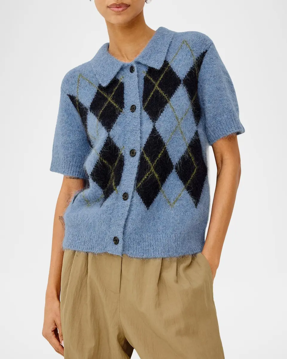 RAILS Kelly Argyle Polo Cardigan | Thumbnail 4 RAILS Kelly Argyle Polo Cardigan | Thumbnail 4