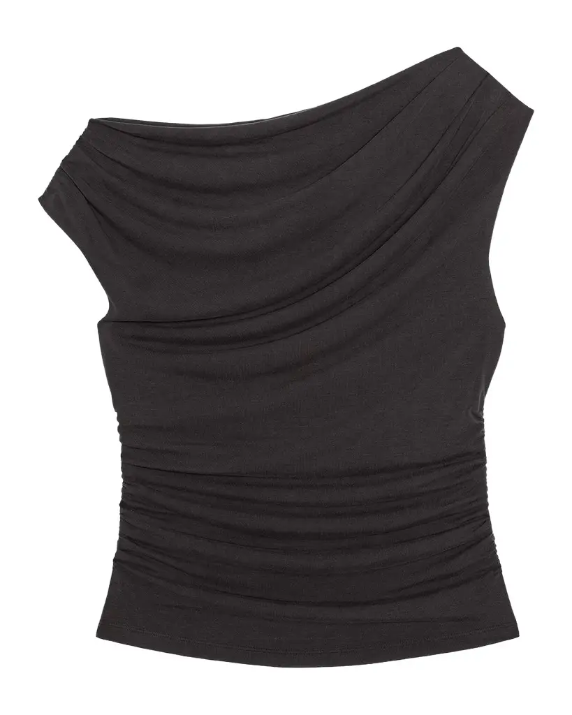 RAILS Dominic Gathered Jersey Top