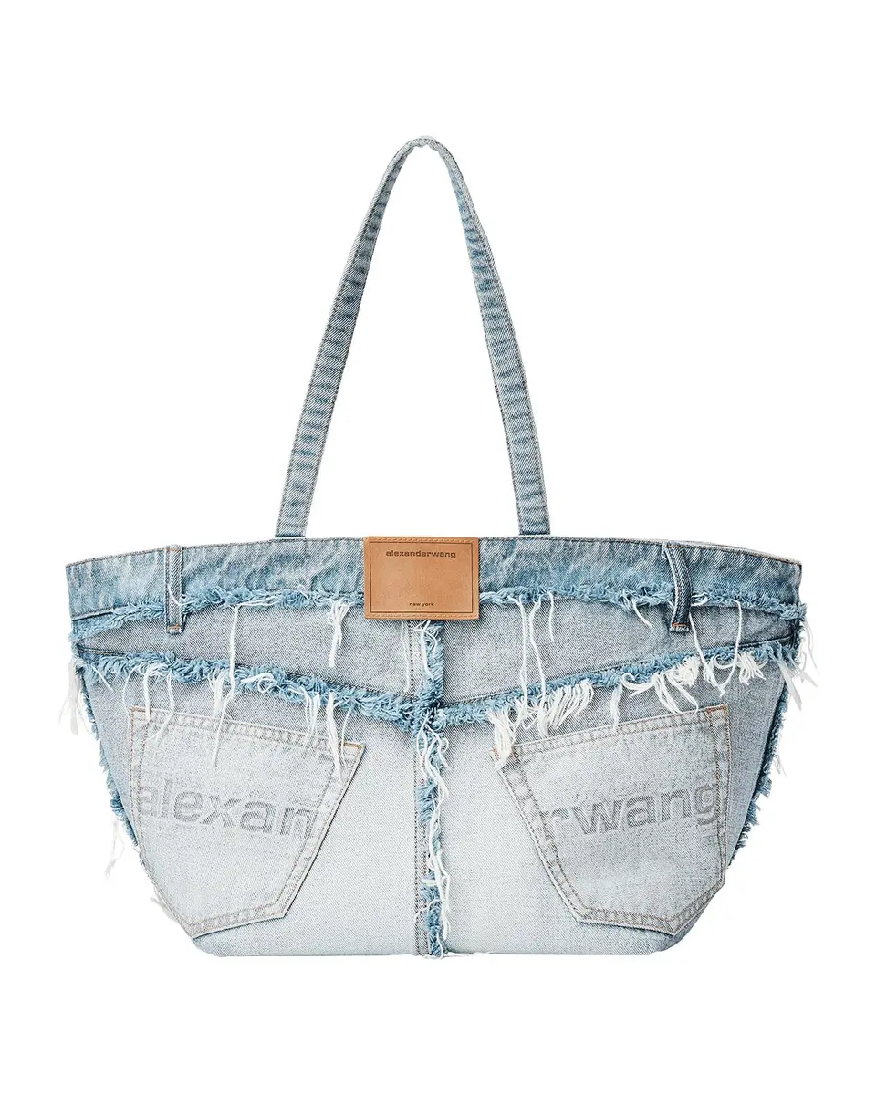 Alexander Wang Punch Denim Tote Bag | Thumbnail 3