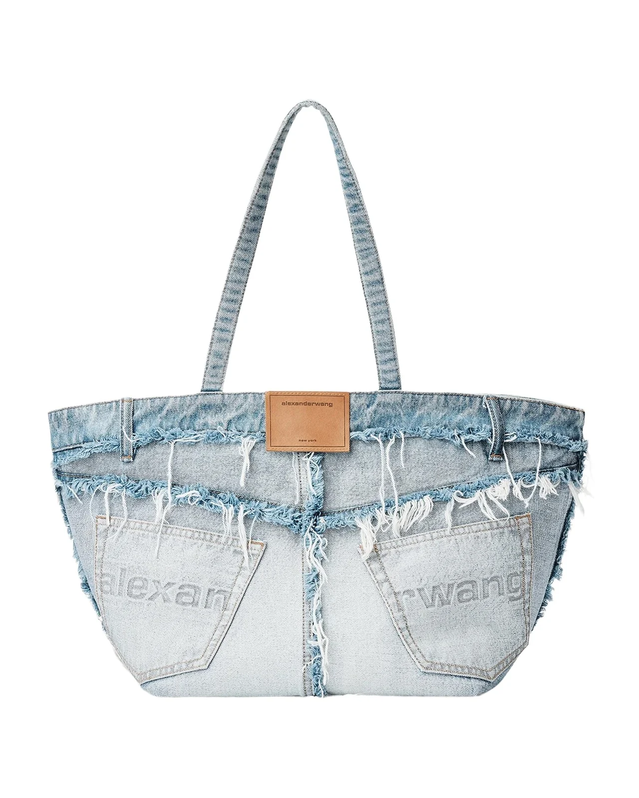 Punch Denim Tote Bag