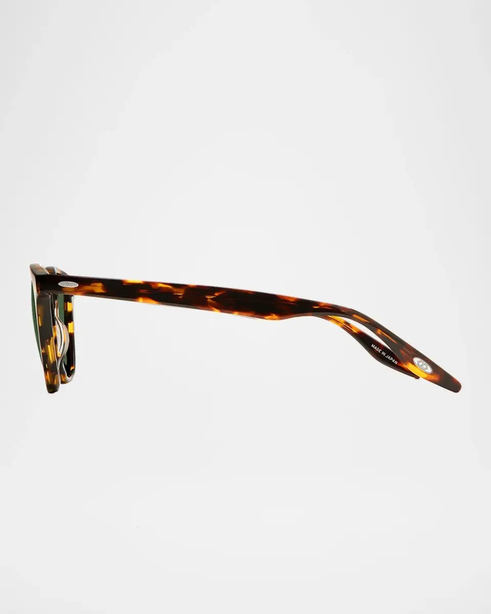 BARTON PERREIRA Men's Dino Keyhole-Bridge Rounded Square Sunglasses | Thumbnail 2 BARTON PERREIRA Men's Dino Keyhole-Bridge Rounded Square Sunglasses | Thumbnail 2